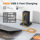 Tessan 9-in-1 100W USB/AC Vertical Charging Station (Black)