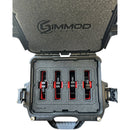 Simmod Four Clamp-On Lens Ring with NATO Rail Receiver Kit & Hard Case