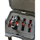 Simmod Four Clamp-On Lens Ring with NATO Rail Receiver Kit & Hard Case
