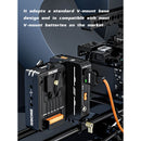 ZGCINE Cinema Set 1 with VM-HS2 Dual V-Mount Battery Adapter Plate and 2 x ZG-V99 Pro V-Mount Batteries