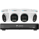 Luminys K54-4L1A2 4-Channel UHD 4K NVR with 2TB HDD & Four 5MP LumiLuxLite Turret Cameras Kit
