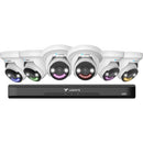 Luminys K86-8B2A4 8-Channel UHD 4K NVR with 4TB HDD & 6 x 8MP LumiLightBand Turret Cameras Kit