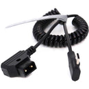 DigitalFoto Solution Limited Coiled USB-C to D-Tap Power Cable for DJI Focus Pro/SDR & Tilta Nucleus N2