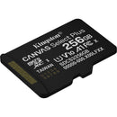 Kingston 256GB Canvas Select Plus UHS-I microSDXC Memory Card with SD Adapter