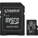 Kingston 256GB Canvas Select Plus UHS-I microSDXC Memory Card with SD Adapter