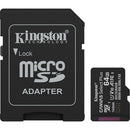 Kingston 64GB Canvas Select Plus UHS-I microSDXC Memory Card with SD Adapter