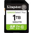 Kingston 1TB Canvas Select Plus UHS-I SDXC Memory Card
