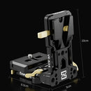 ZGCINE VR-Kit 4 Quick Release Metal V-Lock Battery Plate with Arca-Type Mount