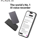 PLAUD AI NOTE Voice Recorder with MagSafe Case (Black)