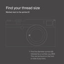 Urth Magnetic Step-Up Ring Lens Filter Adapter (72-95mm)