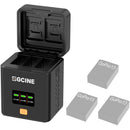 ZGCINE PS-G13 3-Bay Charging Case for GoPro HERO13 Batteries