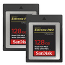 SanDisk 128GB Extreme PRO CFexpress Type B Memory Card (2-Pack)