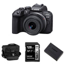 Canon EOS R10 Mirrorless Camera with 18-45mm Lens and Essentials+ Kit