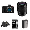 Panasonic Lumix S5 Mirrorless Camera with 28-200mm f/4-7.1 Lens and Essentials+ Kit