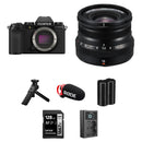 FUJIFILM X-S20 Mirrorless Camera with 16mm f/2.8 Lens and Content Creation Kit