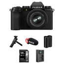 FUJIFILM X-S20 Mirrorless Camera with 15-45mm f/3.5-5.6 Lens and Content Creation Kit