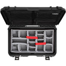 Nanuk 935 Wheeled Hard Case with Padded Dividers?and Mesh Lid Organizer (Black, 28.5L)