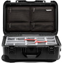 Nanuk 935 Wheeled Hard Case with Padded Dividers?and Mesh Lid Organizer (Black, 28.5L)
