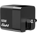 Verbatim 65W 2-Port USB GaN Charger with Retractable Cable