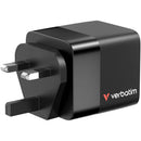 Verbatim 65W 2-Port USB GaN Charger with Retractable Cable