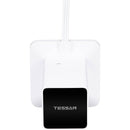 Tessan 9-in-1 65W USB/AC Vertical Charging Station (White)
