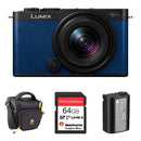 Panasonic Lumix S9 Mirrorless Camera and 18-40mm f/4.5-6.3 Lens and Essentials+ Kit (Night Blue)