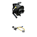 Tactical Fiber Systems DuraTAC Armored Cable & Reel with Magnum Duo Chassis Connector Kit (1000')