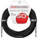 Gator 1/4" Male to 1/4" Male Balanced Patch Cable (50')