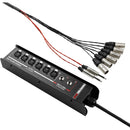 Gator Cableworks Backline Series 6-Channel Drop Snake with 2 Returns (20')