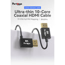 PORTKEYS Ultrathin 10-Core Coaxial HDMl Cable (1')