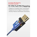 PORTKEYS Ultrathin 10-Core Coaxial HDMl Cable (2-Pack,?1 and 3.2')