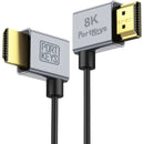 PORTKEYS 2.5mm Ultrathin HDMI Type A to Type A Cable (3.3')