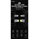 PORTKEYS 2.5mm Ultrathin HDMI Type A to Micro D Cable (2-Pack,?1 and 3.2')
