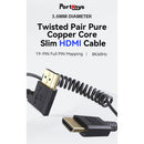 PORTKEYS Twisted Pair PureCopper CoreSlim HDMl Cable (2-Pack,?1 and 3.2')