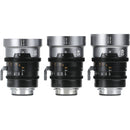Sirui IronStar Series 35, 45 & 60mm T1.9 Full-Frame Anamorphic Lens Set (ARRI PL/EF Mount, Blue Flare)