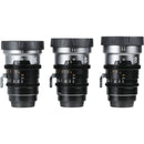 Sirui IronStar Series 35, 45 & 60mm T1.9 Full-Frame Anamorphic Lens Set (ARRI PL/EF Mount, Blue Flare)