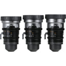 Sirui IronStar Series 35, 45 & 60mm T1.9 Full-Frame Anamorphic Lens Set (ARRI PL/EF Mount, Neutral Flare)