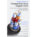 PORTKEYS Twisted Pair PureCopper CoreSlim HDMl Cable (1')
