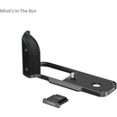 SmallRig L-Shaped Mount with Silicone Handle for FUJIFILM X half (Charcoal Silver)