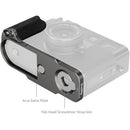 SmallRig L-Shaped Mount with Silicone Handle for FUJIFILM X half (Charcoal Silver)