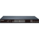GeoVision GV-APOE1612 16-Port Gigabit PoE+ Compliant Managed Network Switch