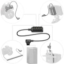 SmallRig Male D-Tap to 4-Port Female D-Tap Splitter Hub (25")