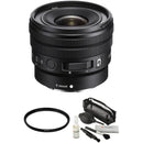 Sony E 10-20mm f/4 PZ G Lens and Filter Kit (E-Mount)