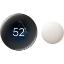 Google Nest 4th Gen Learning Thermostat with 2nd Gen Sensor (Polished Silver)