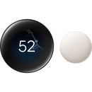Google Nest 4th Gen Learning Thermostat with 2nd Gen Sensor (Polished Obsidian)