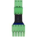 AVPro Edge 5-Pin Phoenix to 3-Pin Phoenix Balanced 2-Channel to Mono Audio Adapter