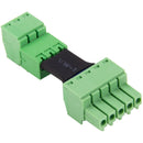 AVPro Edge 5-Pin Phoenix to 3-Pin Phoenix Balanced 2-Channel to Mono Audio Adapter