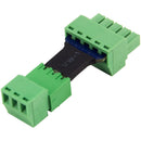AVPro Edge 5-Pin Phoenix to 3-Pin Phoenix Balanced 2-Channel to Mono Audio Adapter