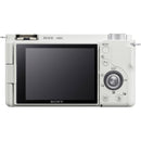 Sony ZV-E10 Mirrorless Camera with 16-50mm f/3.5-5.6 II Lens (White)