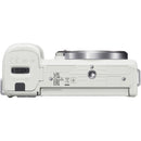 Sony ZV-E10 Mirrorless Camera with 16-50mm f/3.5-5.6 II Lens and Basic Bundle (White)